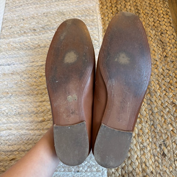Like new Sam Edelman Loraine brown genuine leather w/ gold hardware bit loafers - Picture 12 of 13